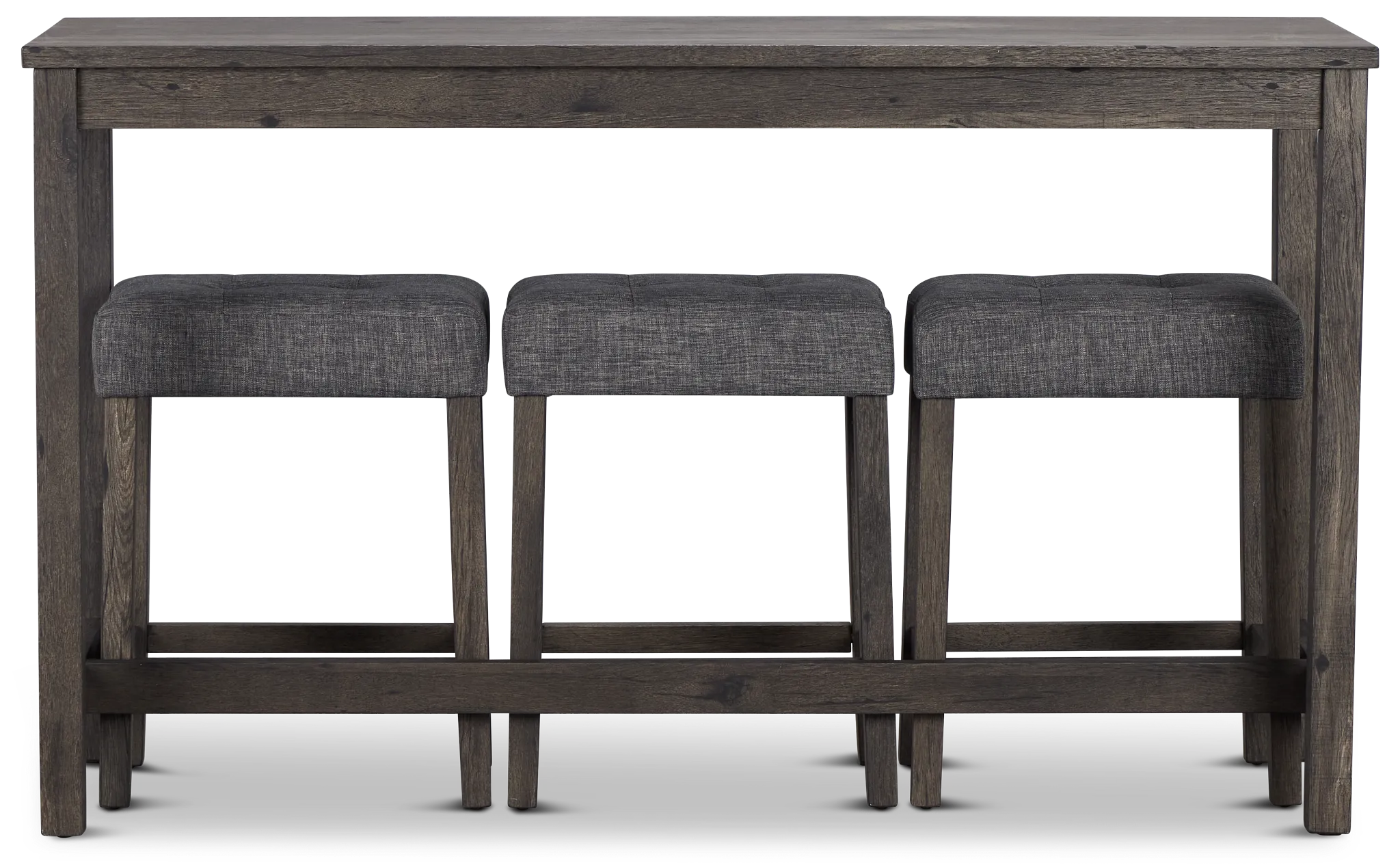 Robin Dark Tone High Table & 3 Barstools