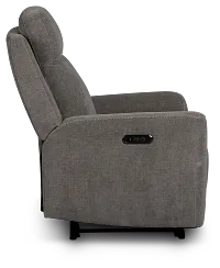 Dean Gray Fabric Power Recliner