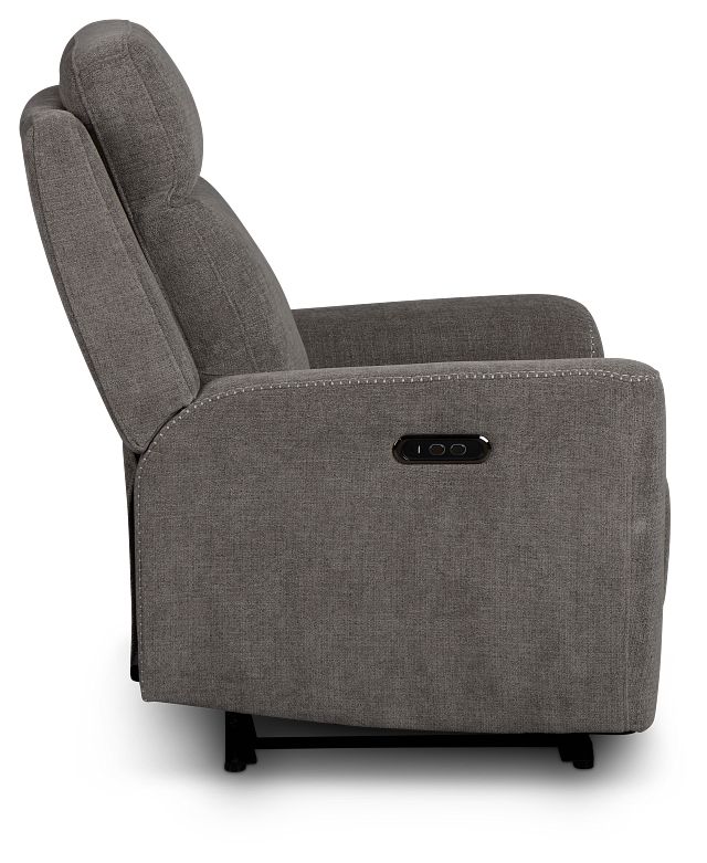 Dean Gray Fabric Power Recliner