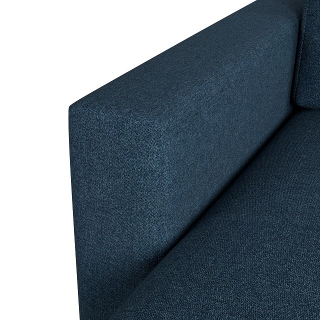 Citymod Blue Fabric Left Chaise