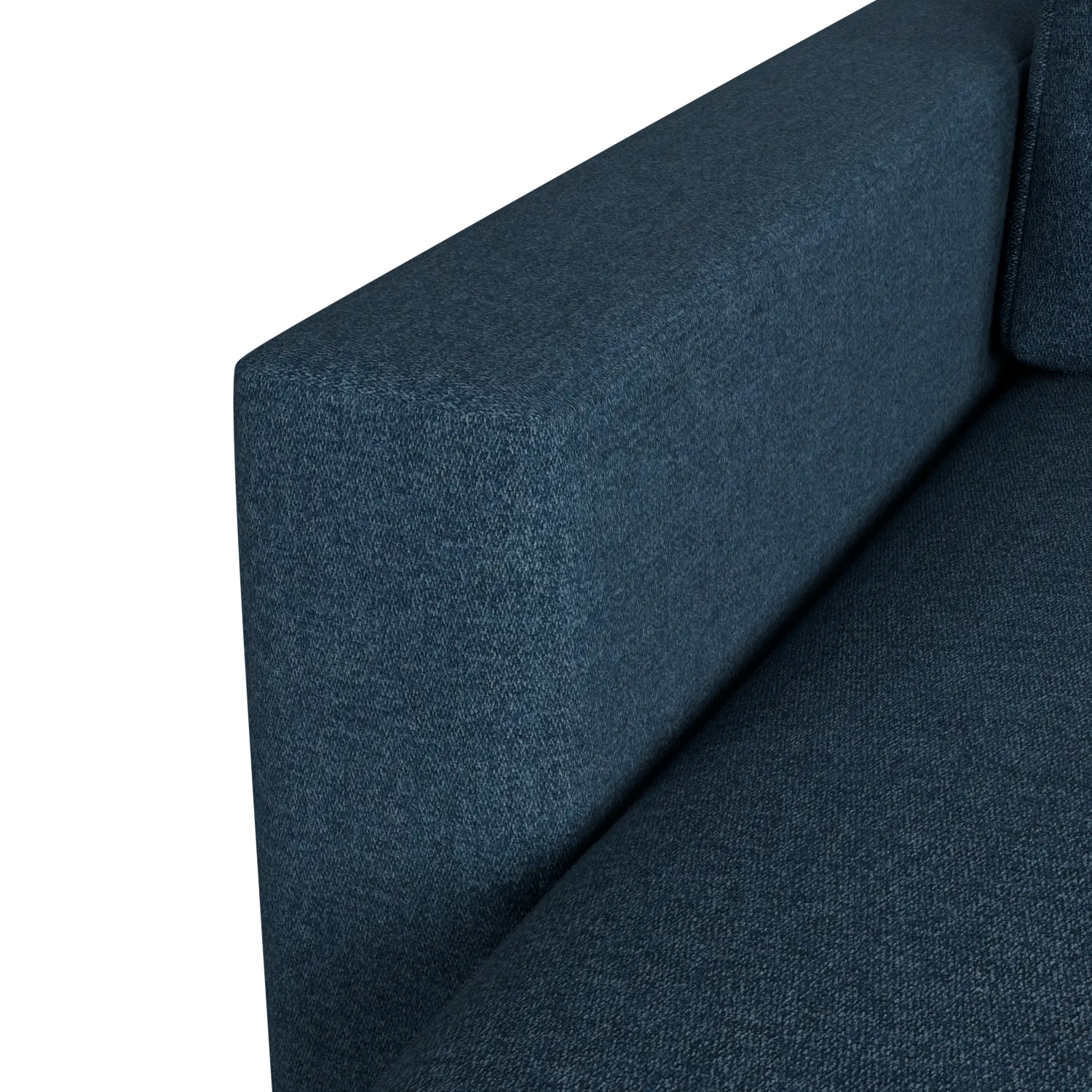 Citymod Blue Fabric Left Chaise Citymod Blue Fabric Left Chaise