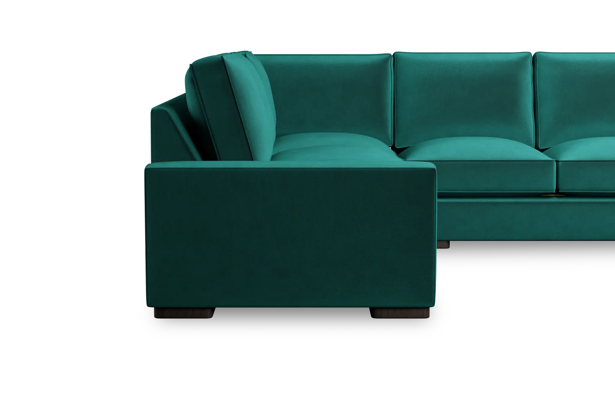 Edgewater Joya Green Small Two-arm Sectional Edgewater Joya Green Small Two-arm Sectional
