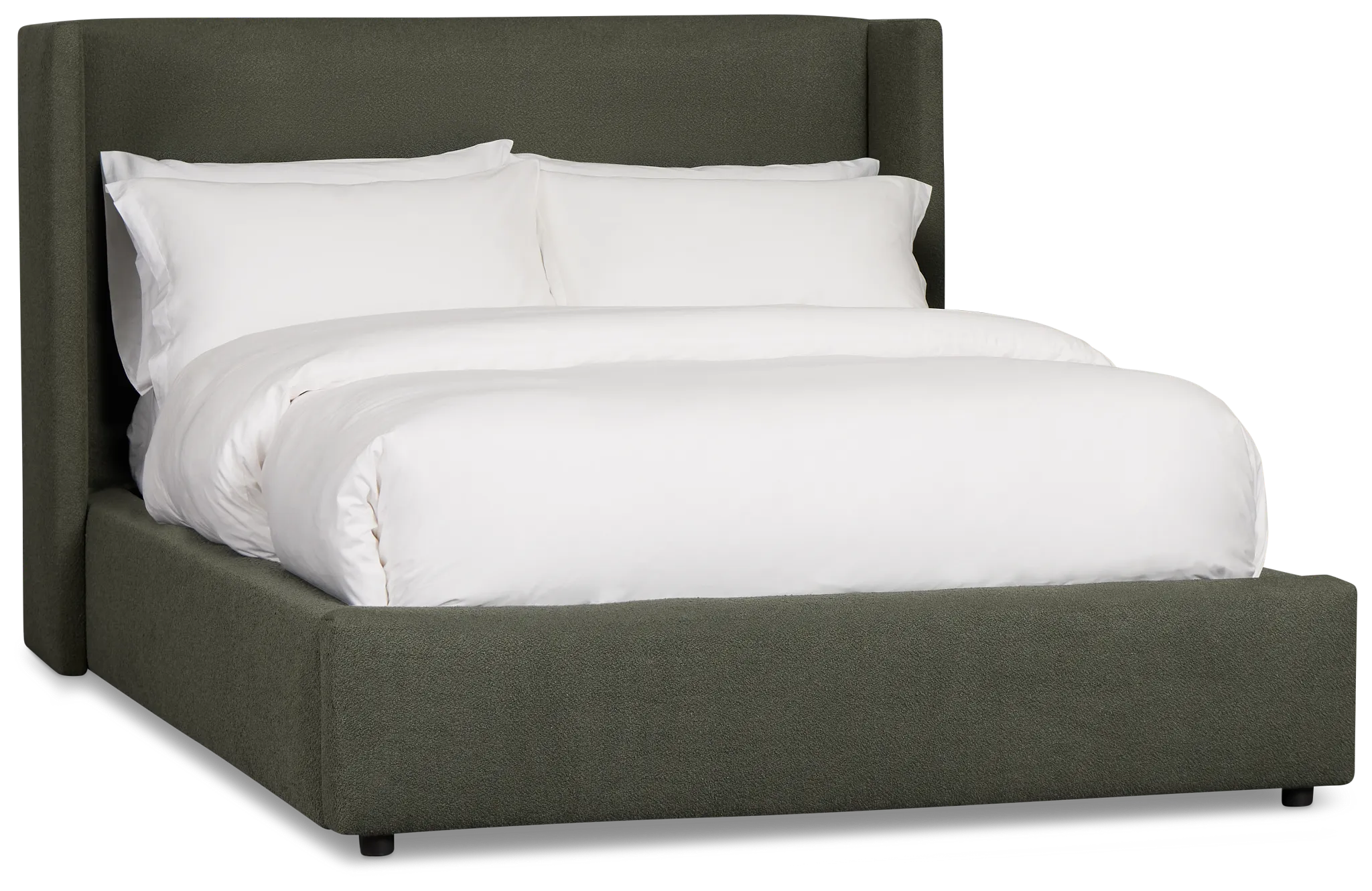 Captiva Sutton Green 48" Upholstered Shelter Bed