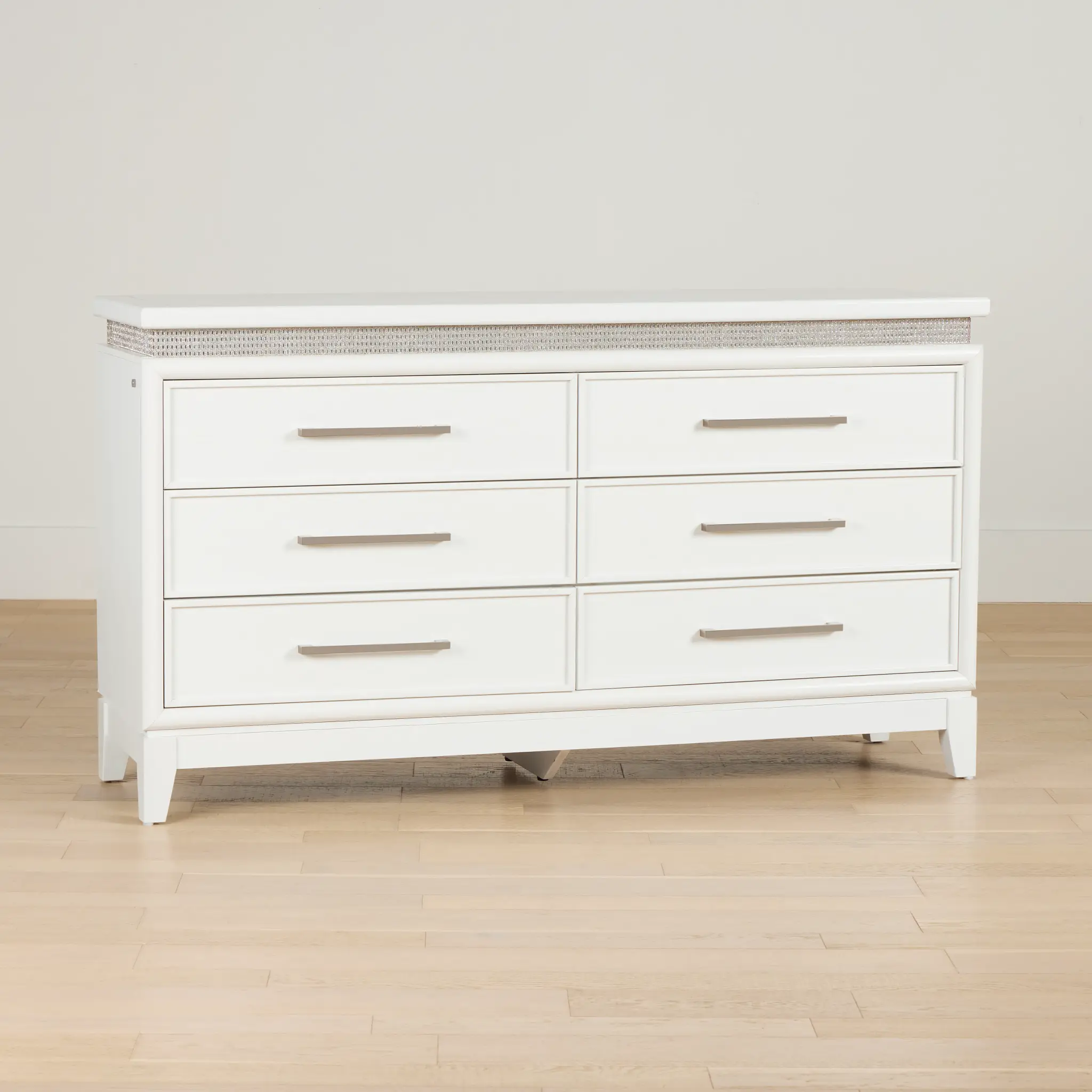 Alessandria White Lighted Dresser Alessandria White Lighted Dresser
