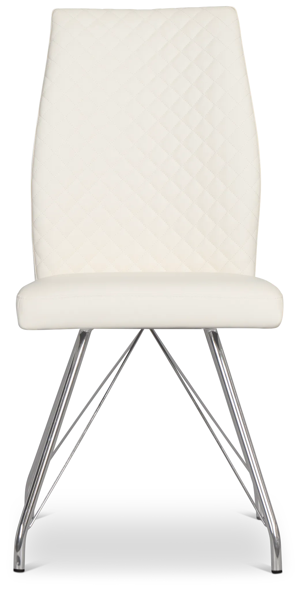Lima White Upholstered Side Chair