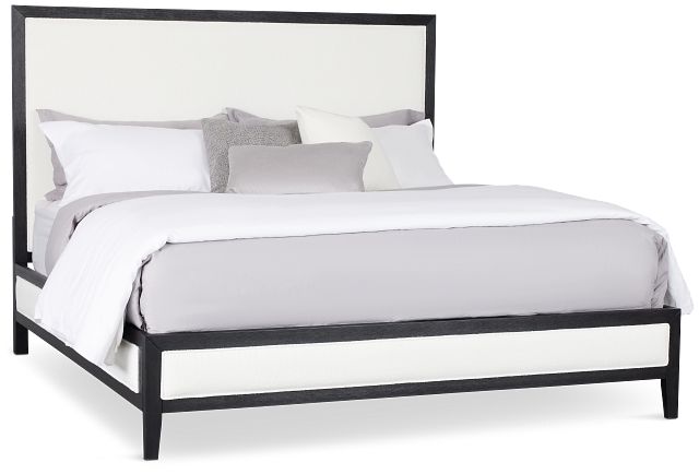 Alden Black Uph Platform Bed