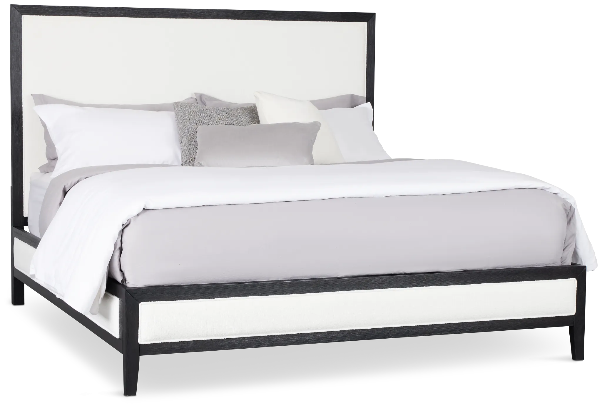 Alden Black Uph Platform Bed