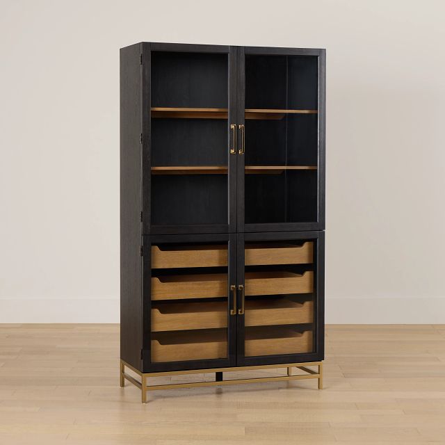 Provo Dark Tone Curio Cabinet