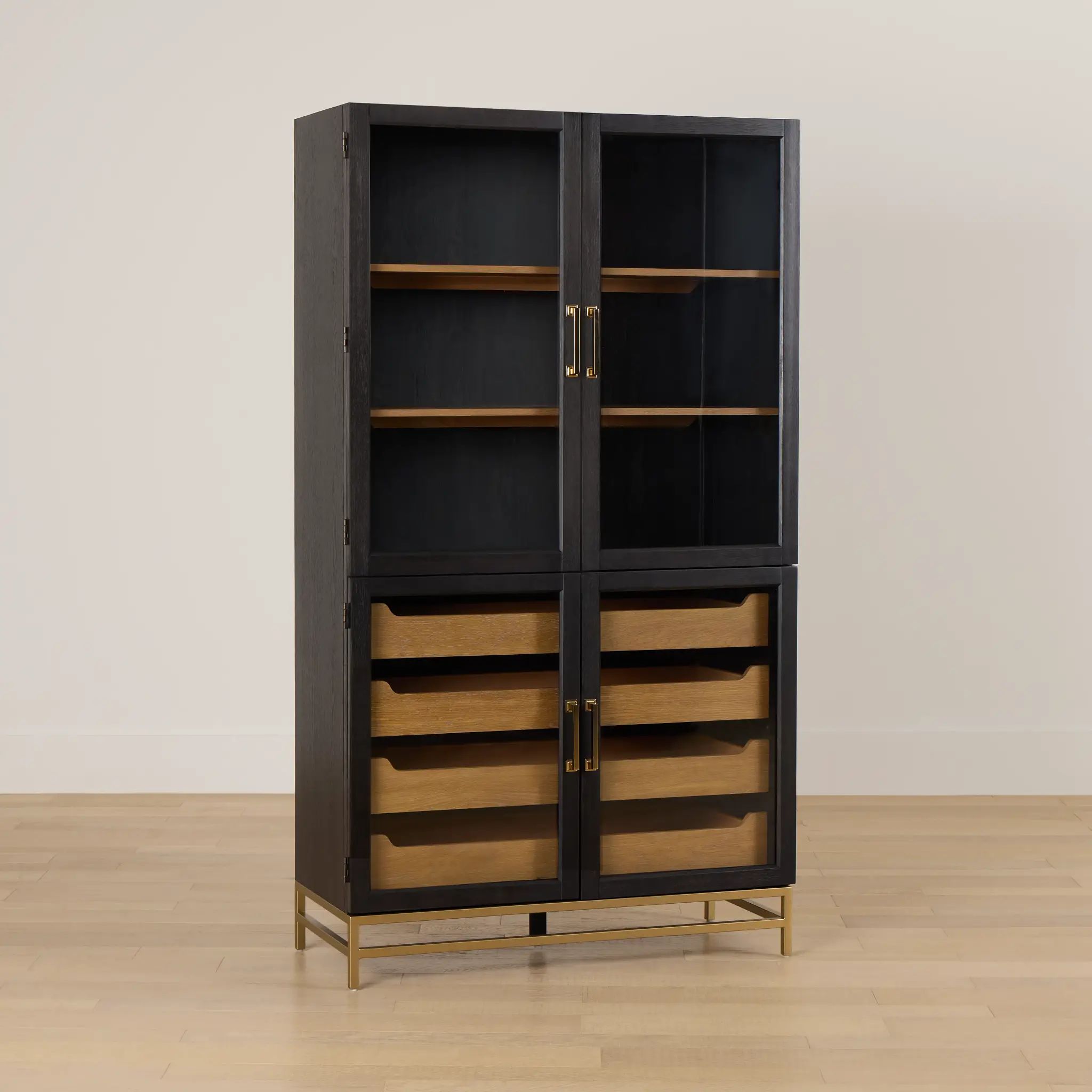 Provo Dark Tone Curio Cabinet Provo Dark Tone Curio Cabinet