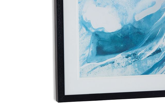 Azure Blue Framed Wall Art