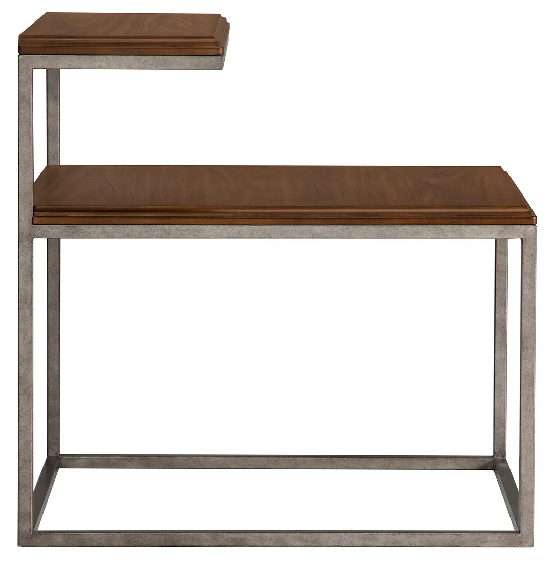 Savoy Mid Tone Metal End Table