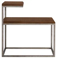 Savoy Mid Tone Metal End Table