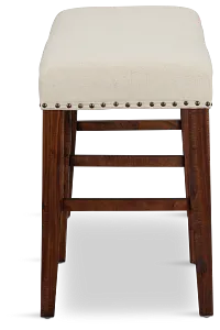 Joplin Dark Tone High Upholstered Dining Bench