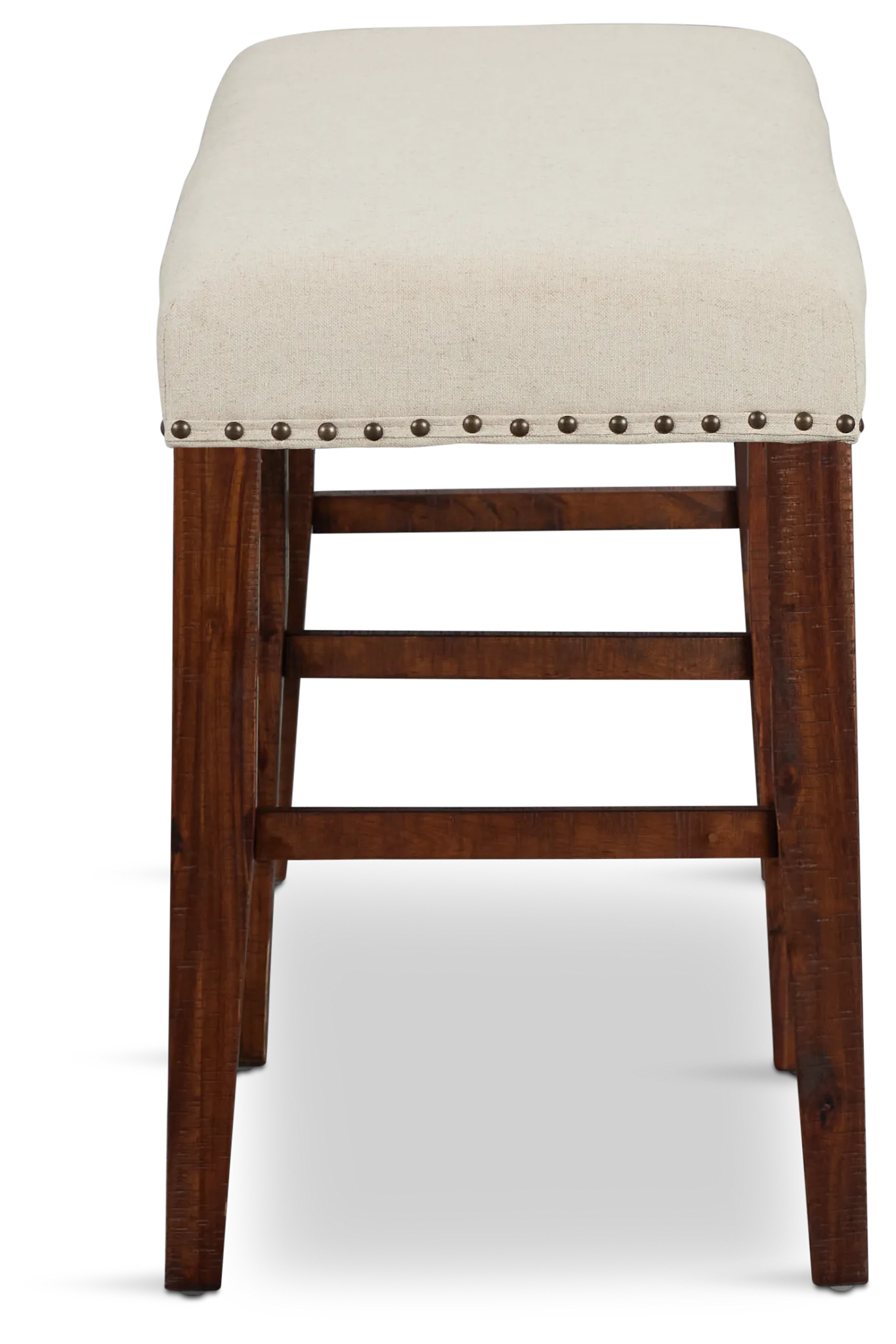 Joplin Dark Tone High Upholstered Dining Bench