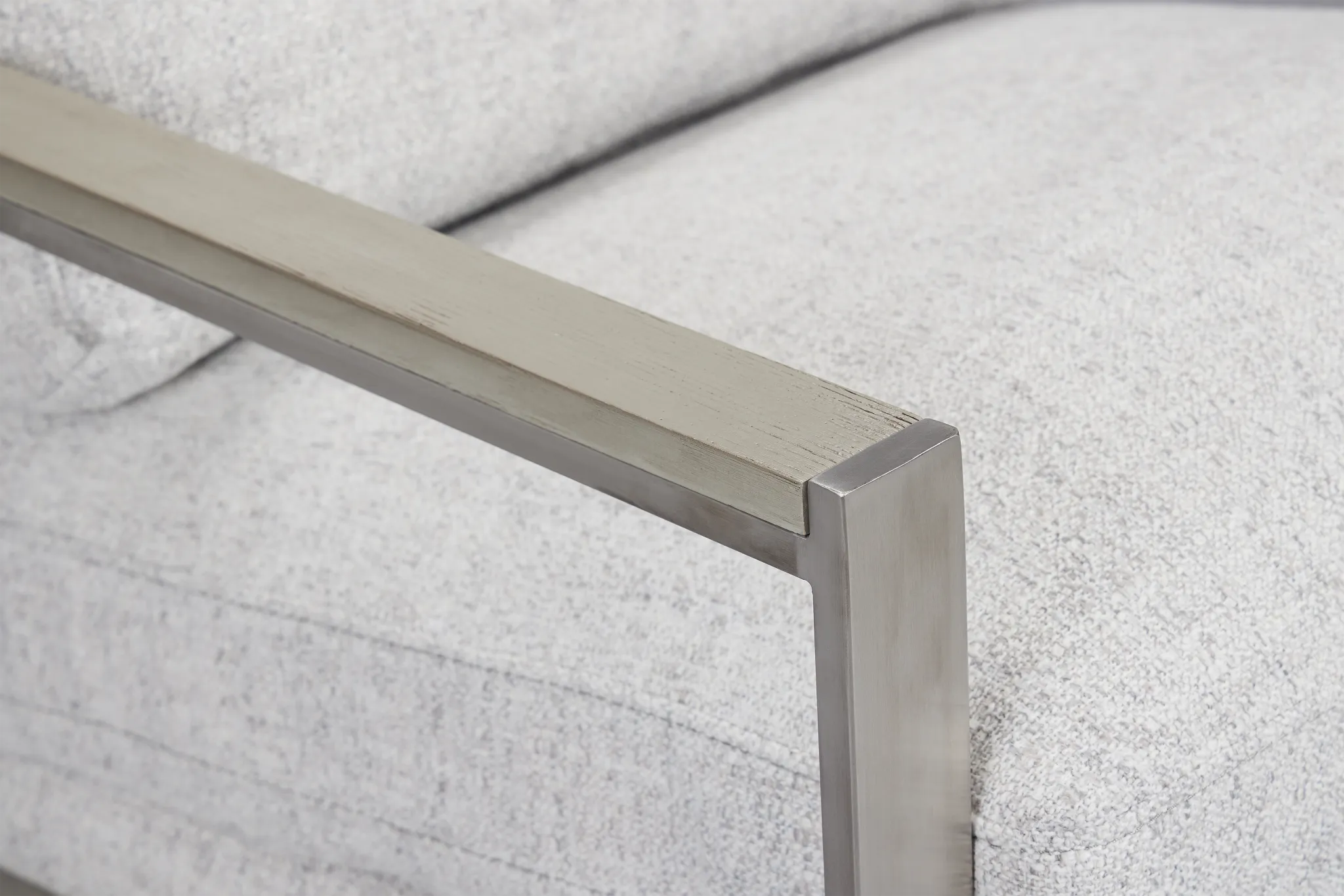 Wyatt Light Gray Fabric Accent Chair