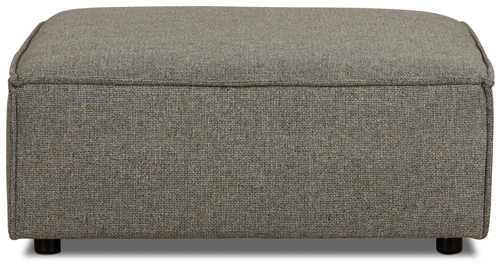 Tatum Gray Fabric Ottoman Tatum Gray Fabric Ottoman