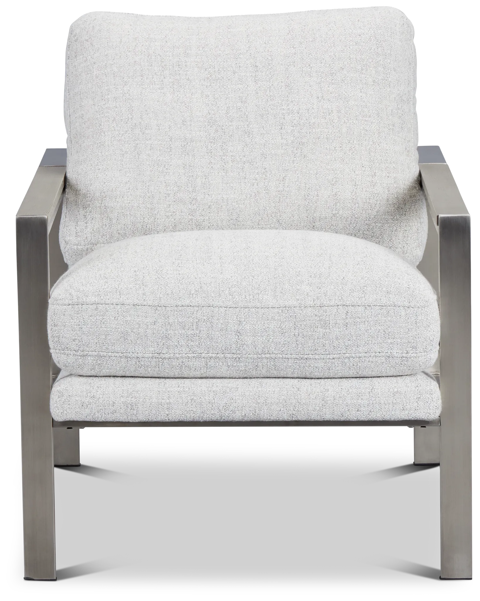 Wyatt Light Gray Fabric Accent Chair