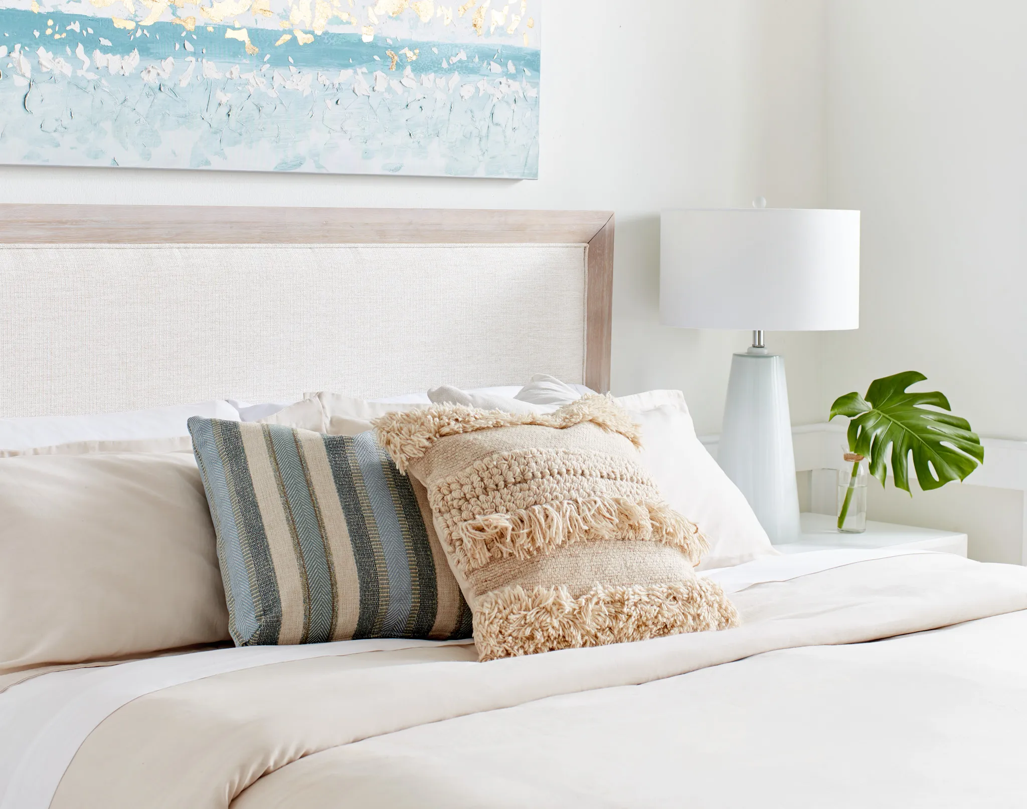 Bo Gray Glass Table Lamp