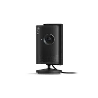 Ring Cam Plus Plug In Black Indoor Security Cameras