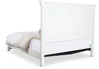 Anton White Panel Bed