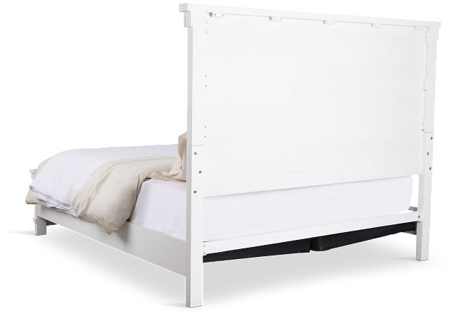 Anton White Panel Bed