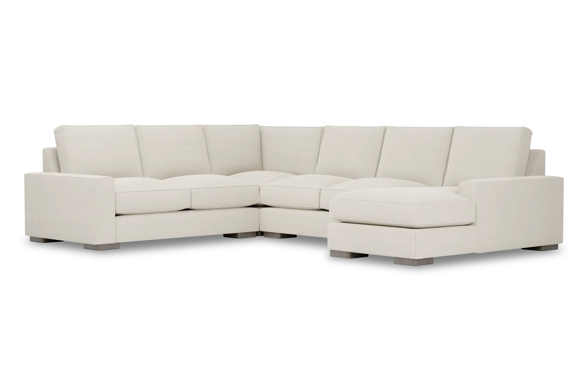 Edgewater Elite Ivory Medium Right Chaise Sectional Edgewater Elite Ivory Medium Right Chaise Sectional
