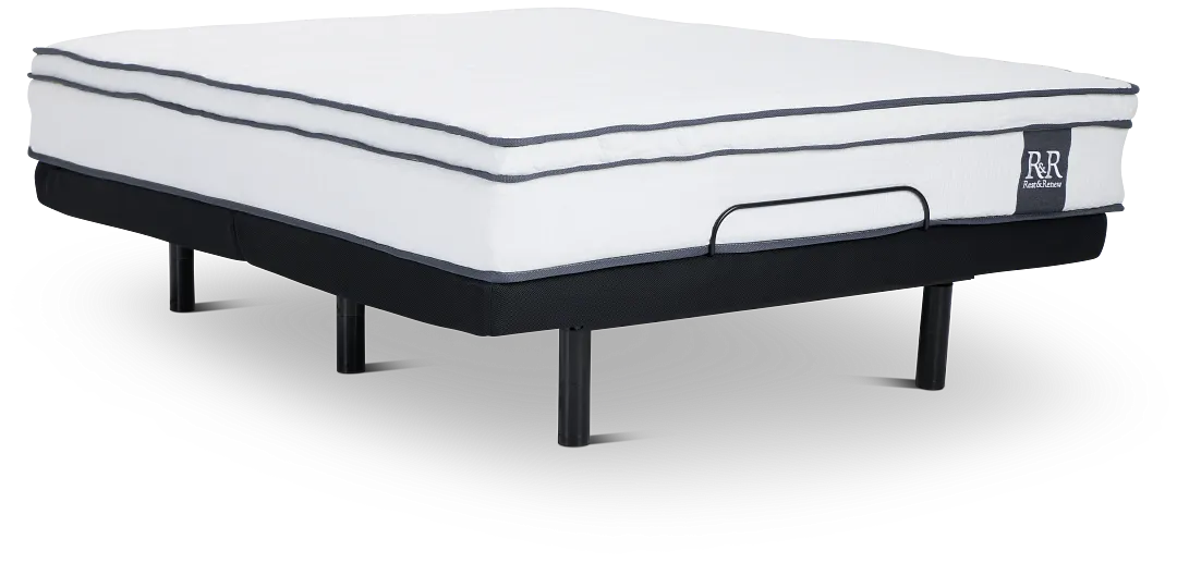 Rest & Renew By Zinus 10" Hybrid Plus Adjustable Mattress Set