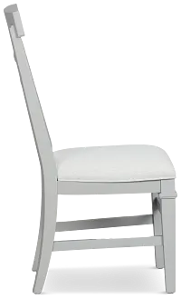 Cape Cod Gray Upholstered Side Chair