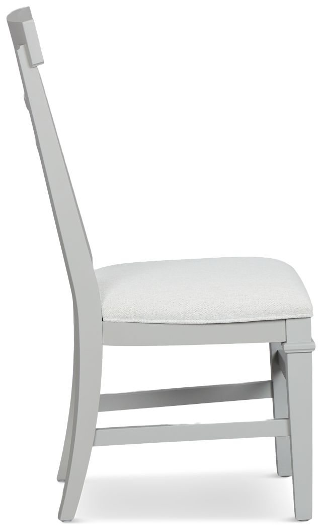 Cape Cod Gray Upholstered Side Chair
