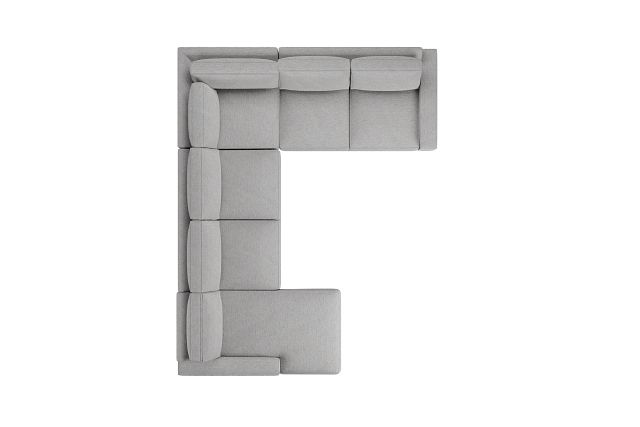 Edgewater Maguire Gray Medium Left Chaise Sectional