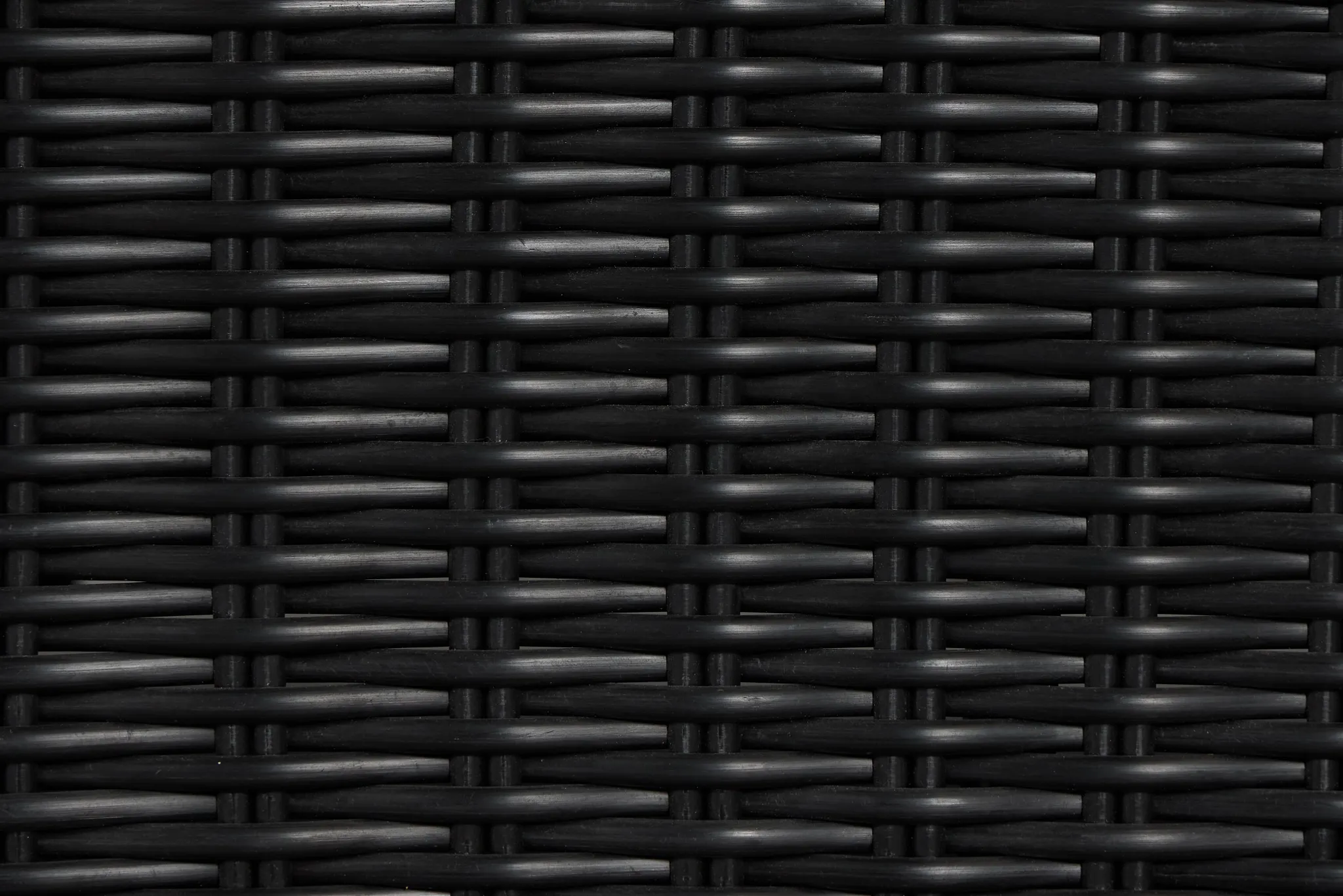 Montecito Black Small Ottoman With Light Beige Cushions