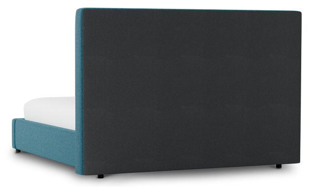 Grayton Elite Teal 54" Upholstered Platform Bed