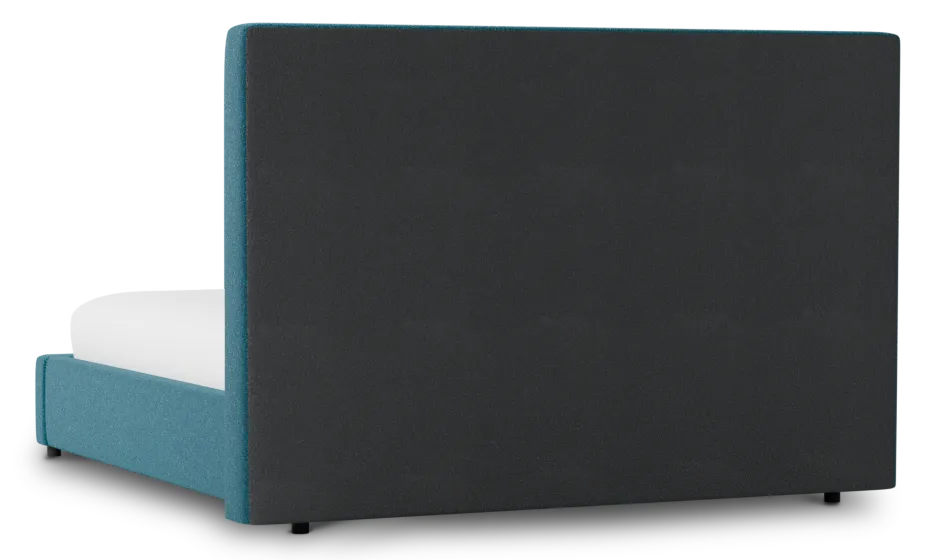 Grayton Elite Teal 54" Upholstered Platform Bed