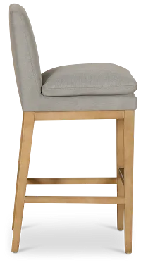 Nixon Gray 30" Upholstered Barstool