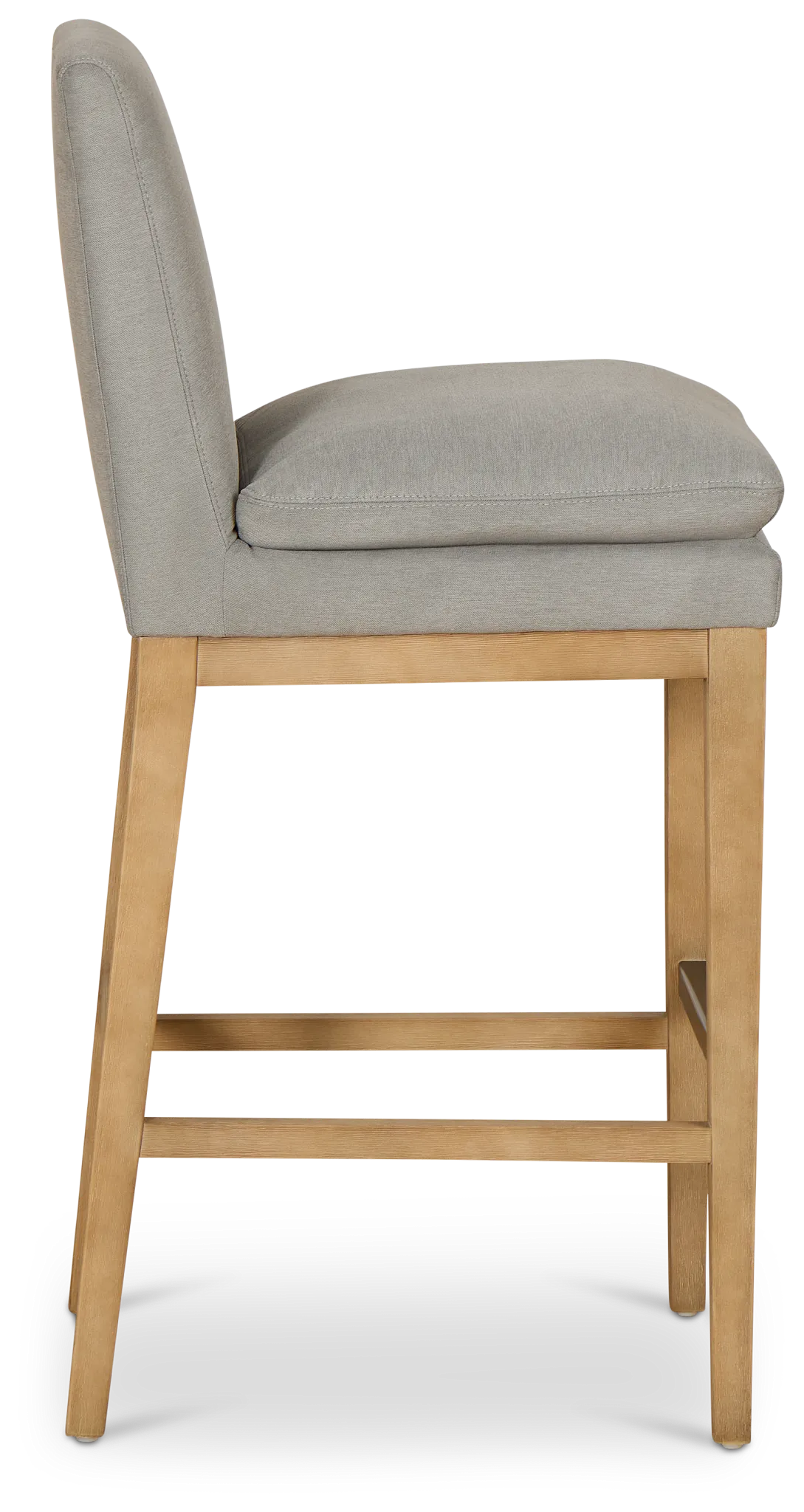 Nixon Gray 30" Upholstered Barstool