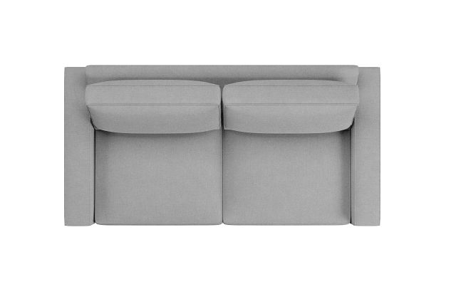 Edgewater Suave Gray 84" Sofa W/ 2 Cushions