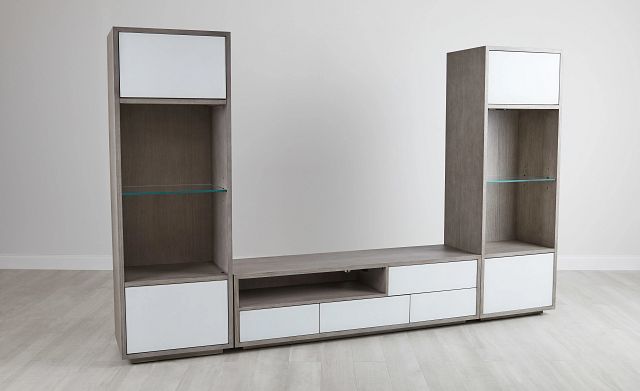 Rio Light Tone Small Entertainment Wall