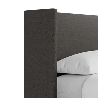 Captiva Elite Dark Gray 48" Upholstered Shelter Bed