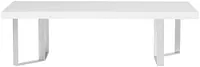 Axel White Rectangular Coffee Table