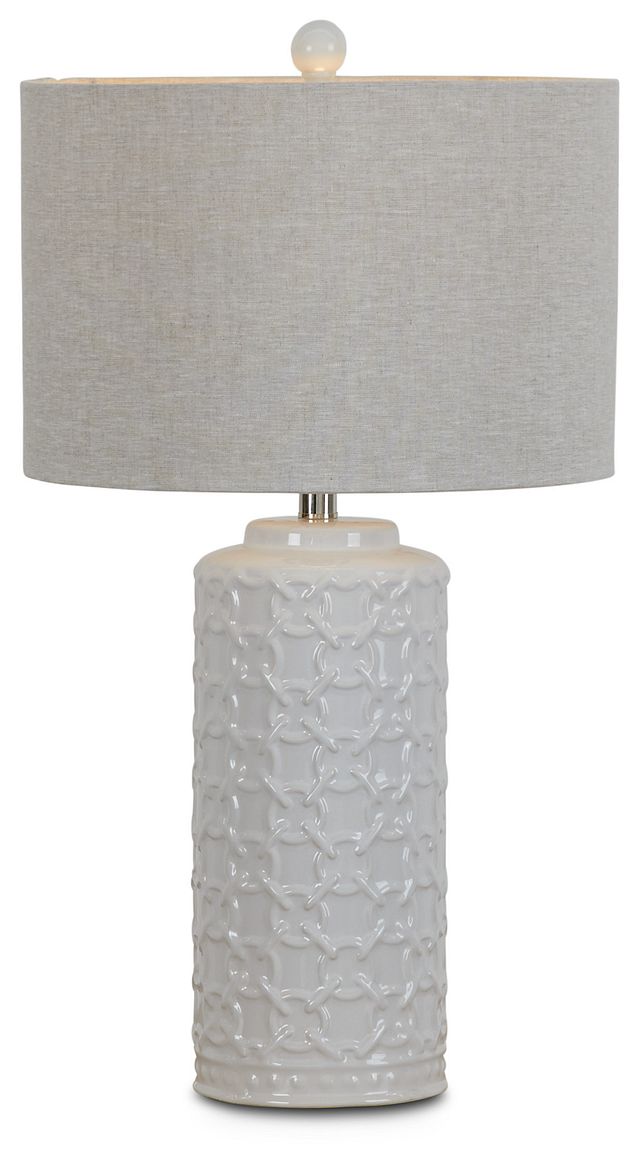 Marina White Table Lamp (1)