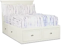 Spencer Ivory 6-drawer Platform Storage Bed