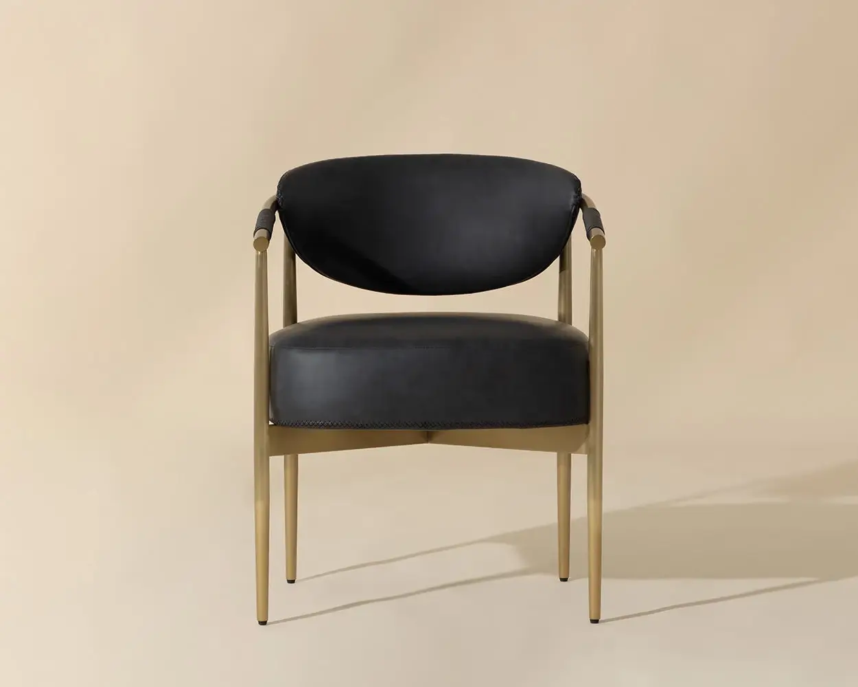 Karli Black Upholstered Arm Chair Karli Black Upholstered Arm Chair