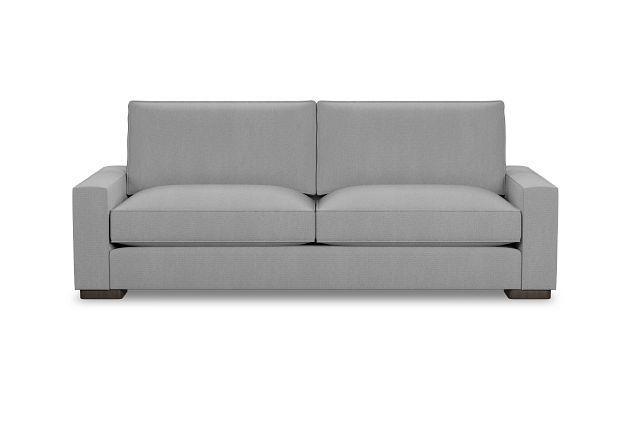 Edgewater Delray Light Gray 96" Sofa W/ 2 Cushions