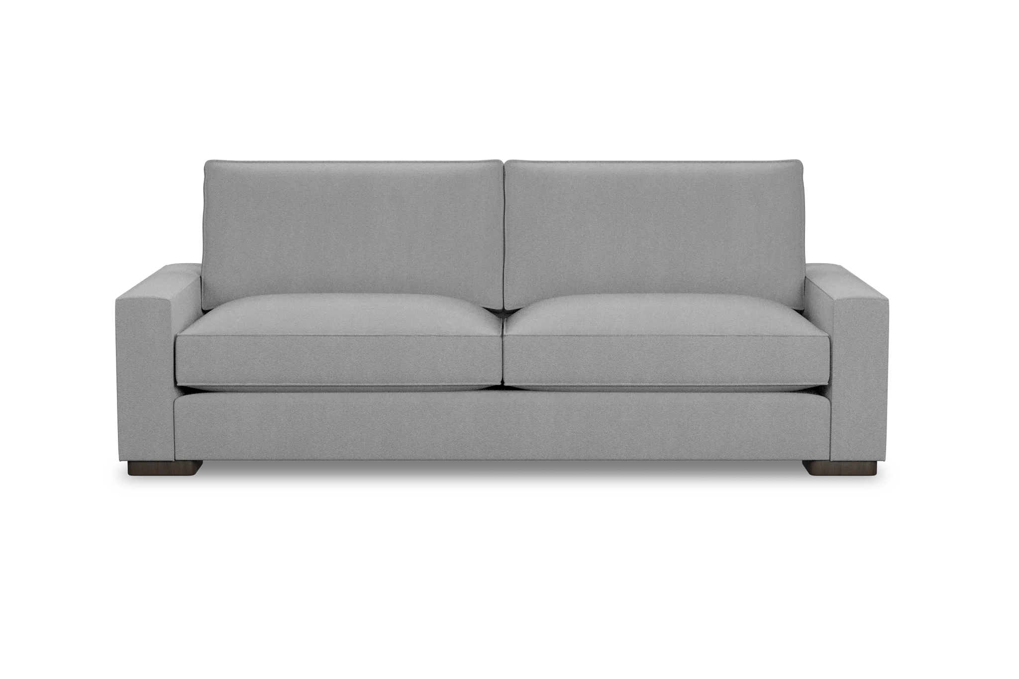Edgewater Delray Light Gray 96" Sofa W/ 2 Cushions