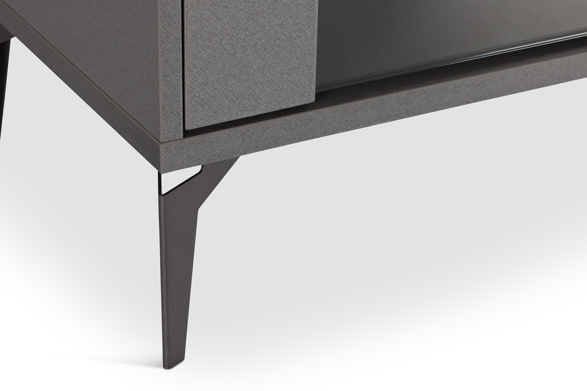 Oslo Gray 2-door Curio