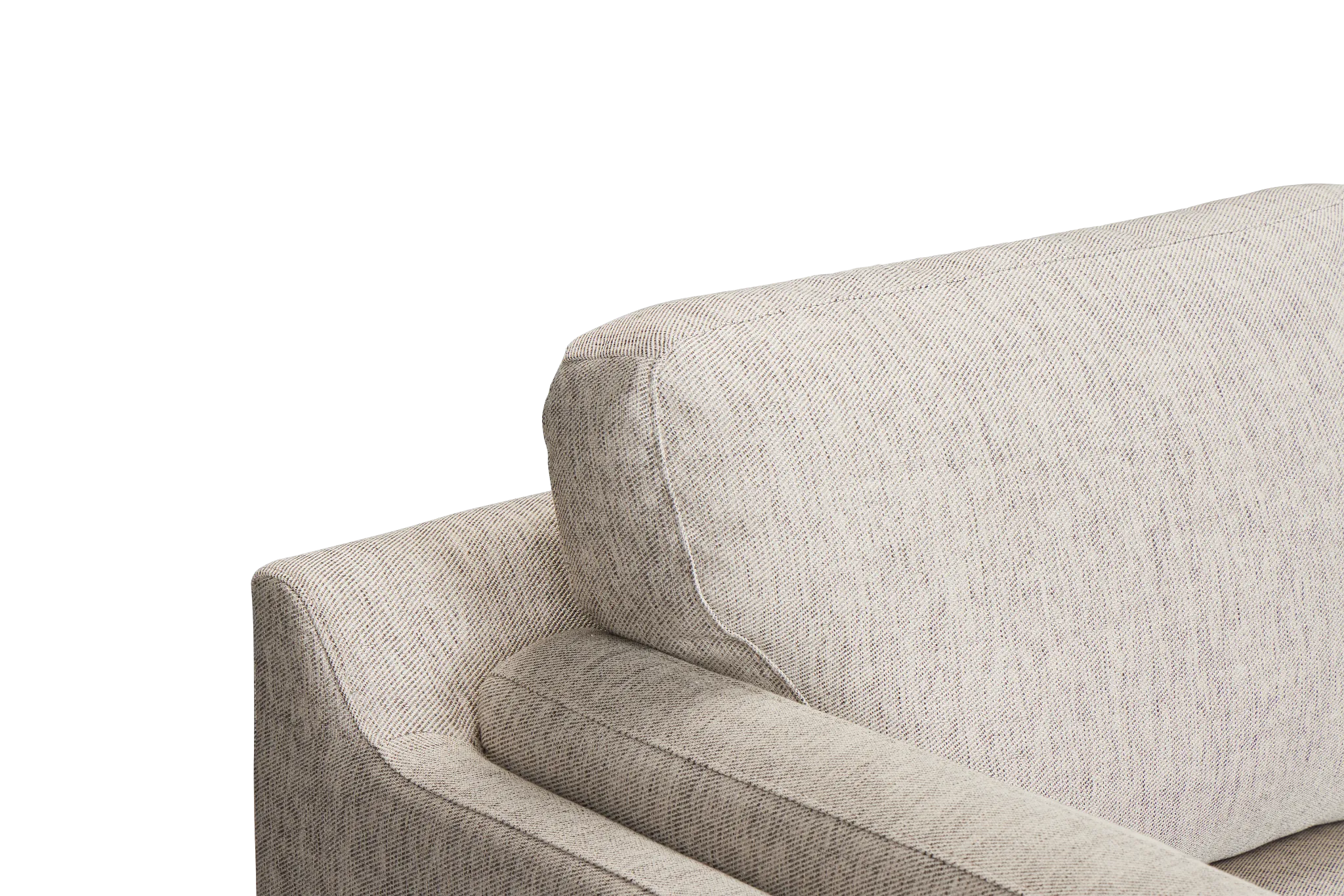 Wesley Gray Fabric Loveseat