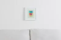 Cones Multicolored Framed Wall Art