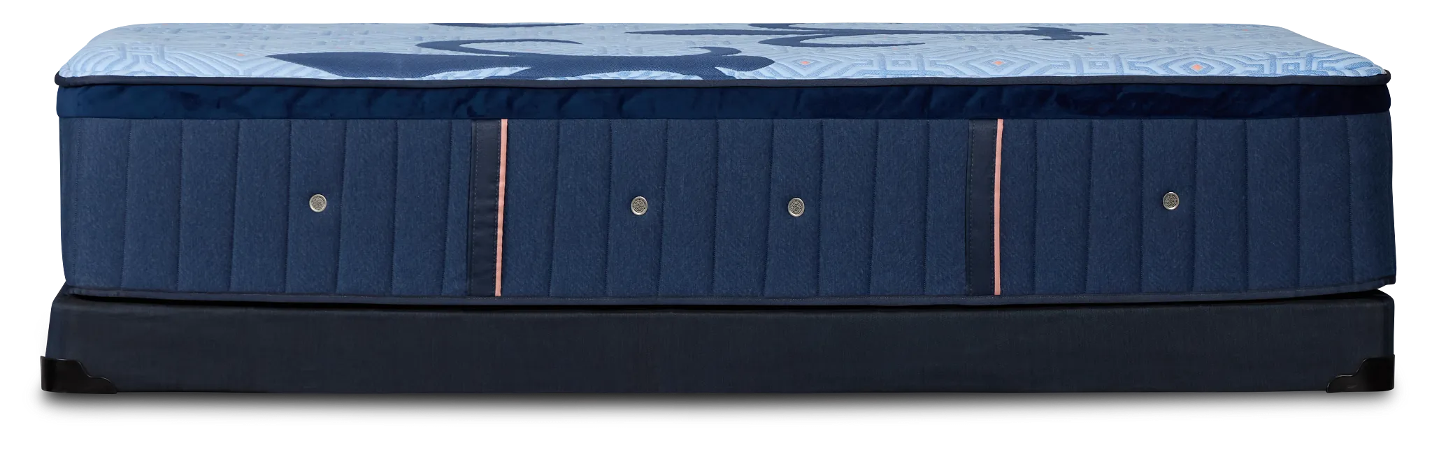 Stearns & Foster Lux Estate Elite Soft Hybrid 14" Soft Low-profile Mattress Set