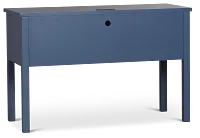 Charleston Dark Blue 3-drawer Desk