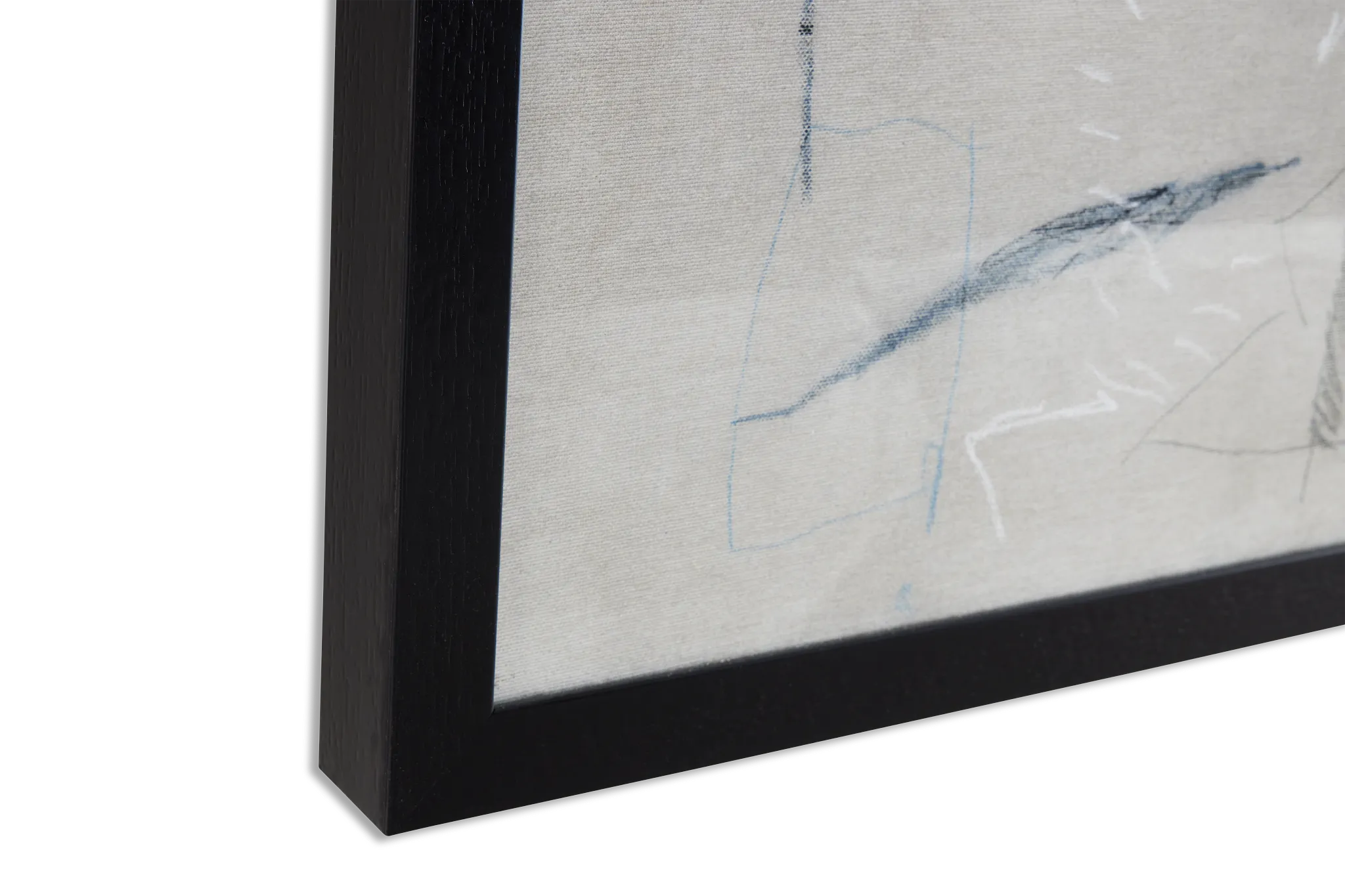 Janus Dark Gray Framed Wall Art